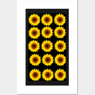 Cute Sunflower Posters and Art